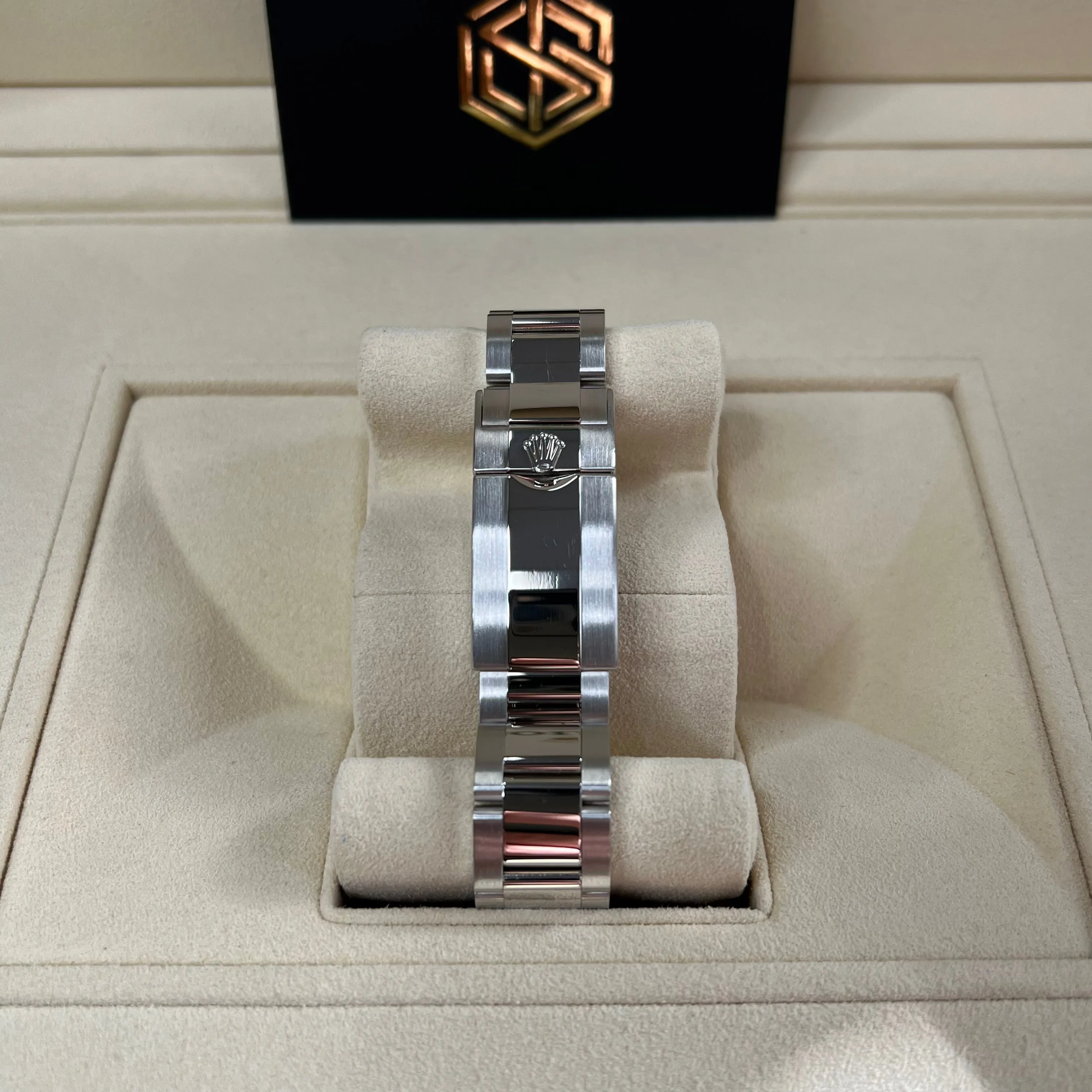 Rolex Cosmograph Daytona Platinum Diamond Baguette Dial 116506 2017 Full Set UK Watch