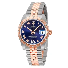 Rolex Oyster Perpetual Datejust 31 Purple Diamond Dial Ladies Watch 178341PURDJ
