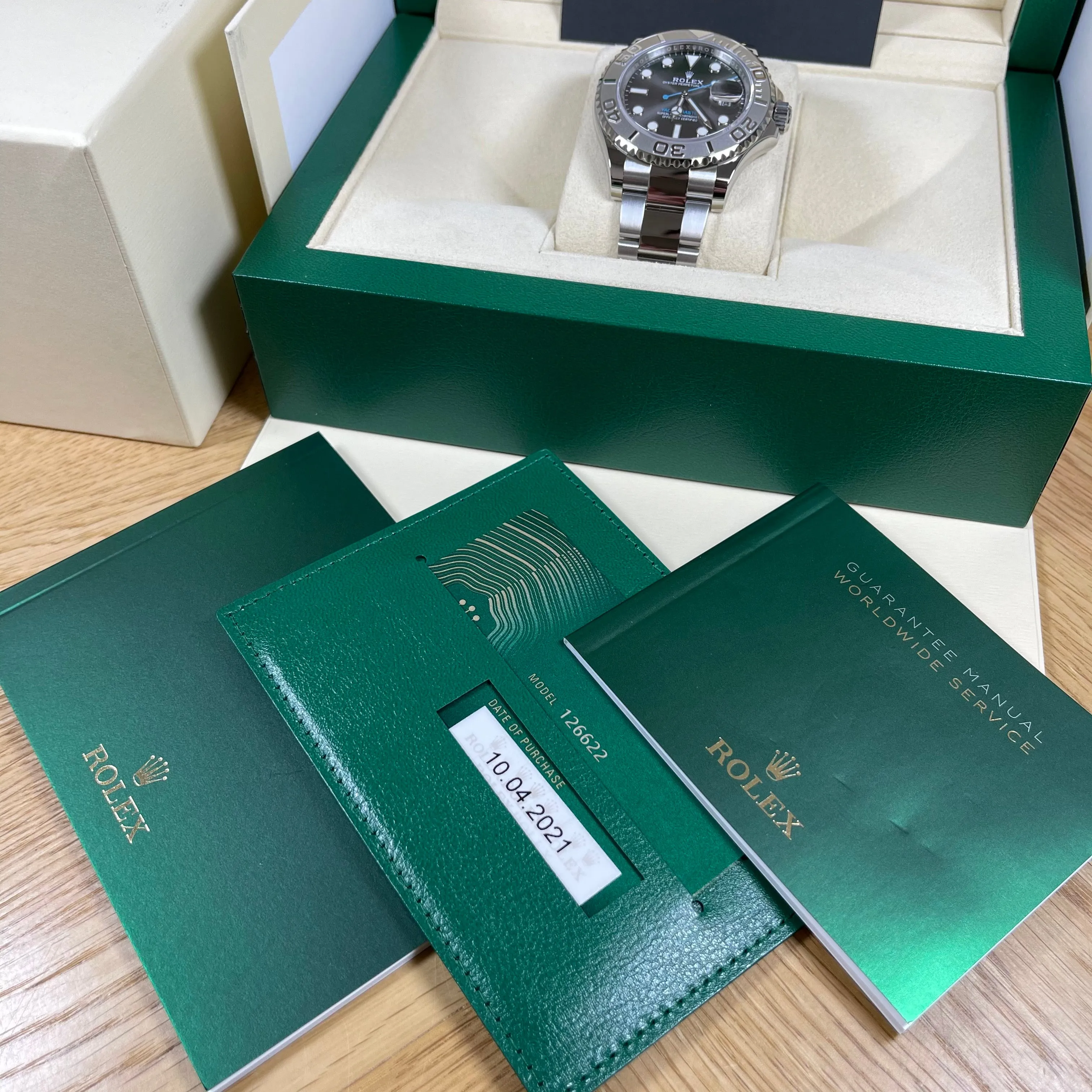 Rolex Yacht-Master 40 126622 Rhodium Dial 2021 New Unworn Watch