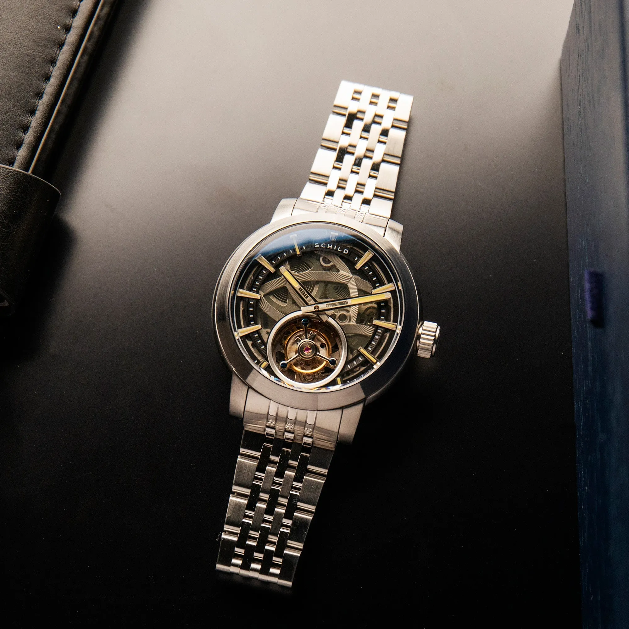 Schild Heinrich Tourbillon Raven Men's Watch  SC-1006-11