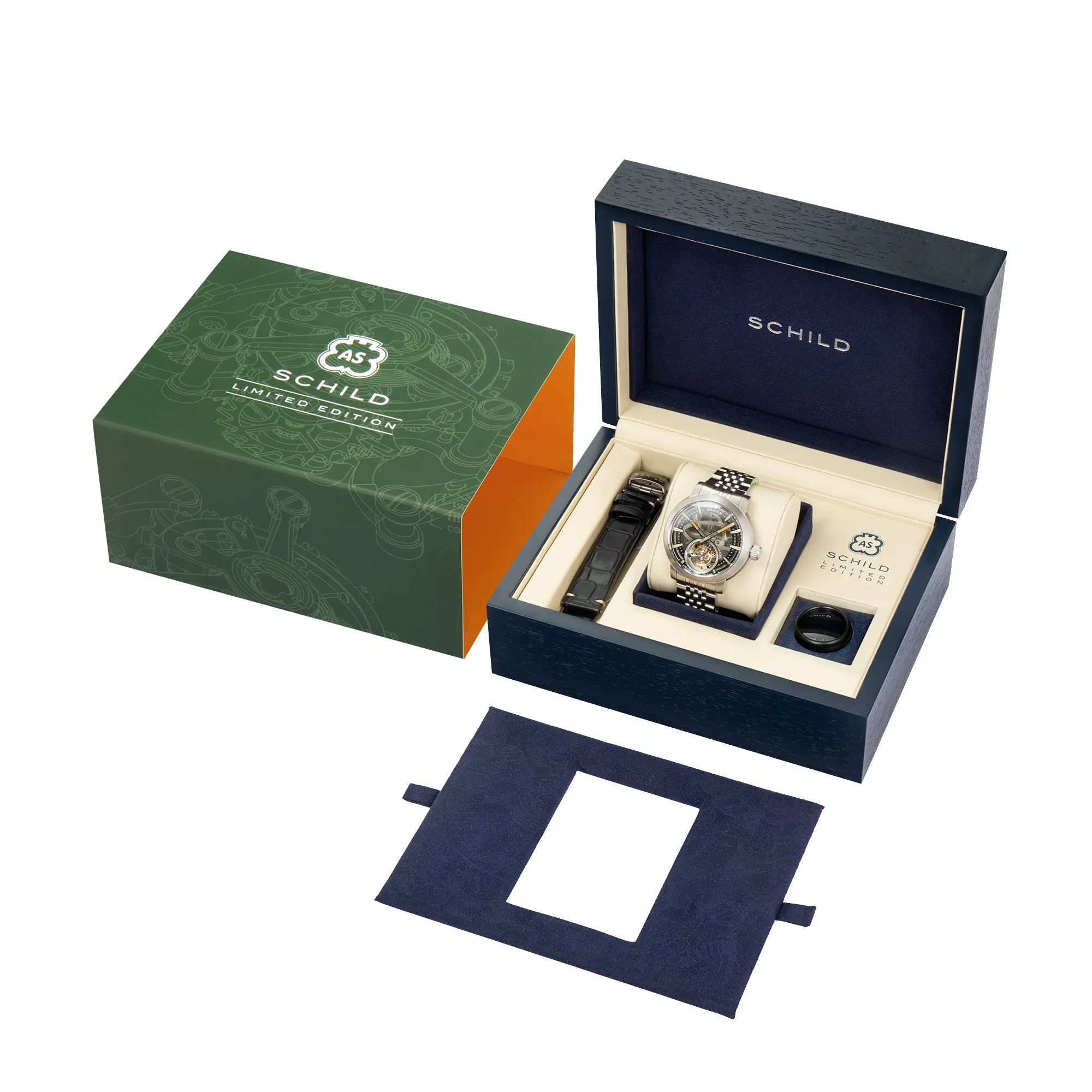 Schild Heinrich Tourbillon Raven Men's Watch  SC-1006-11