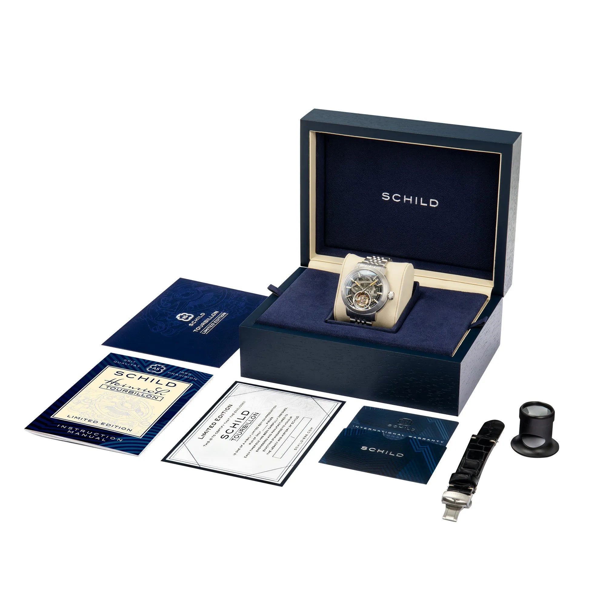 Schild Heinrich Tourbillon Raven Men's Watch  SC-1006-11