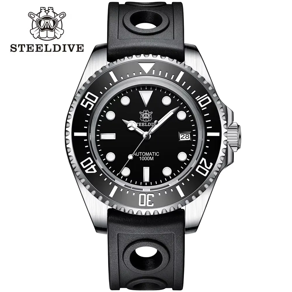SD1964 New Arrival 2021 Oversize 45.4Mm Stainless Steel 1000M Waterproof NH35 Automatic Mens Dive Watch with Valve