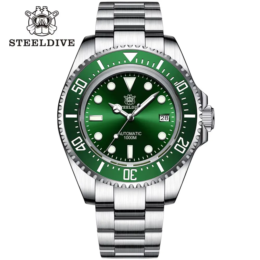 SD1964 New Arrival 2021 Oversize 45.4Mm Stainless Steel 1000M Waterproof NH35 Automatic Mens Dive Watch with Valve