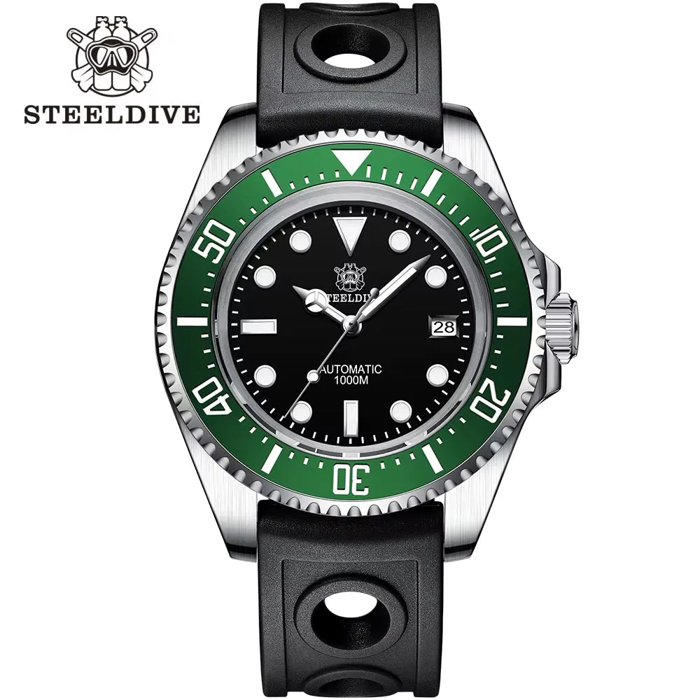 SD1964 New Arrival 2021 Oversize 45.4Mm Stainless Steel 1000M Waterproof NH35 Automatic Mens Dive Watch with Valve