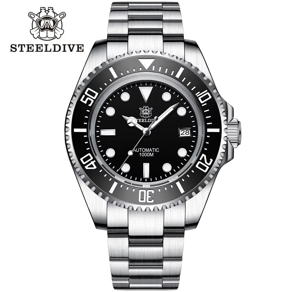 SD1964 New Arrival 2021 Oversize 45.4Mm Stainless Steel 1000M Waterproof NH35 Automatic Mens Dive Watch with Valve