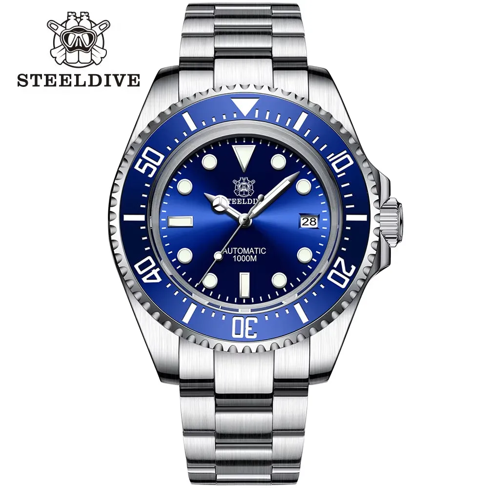 SD1964 New Arrival 2021 Oversize 45.4Mm Stainless Steel 1000M Waterproof NH35 Automatic Mens Dive Watch with Valve