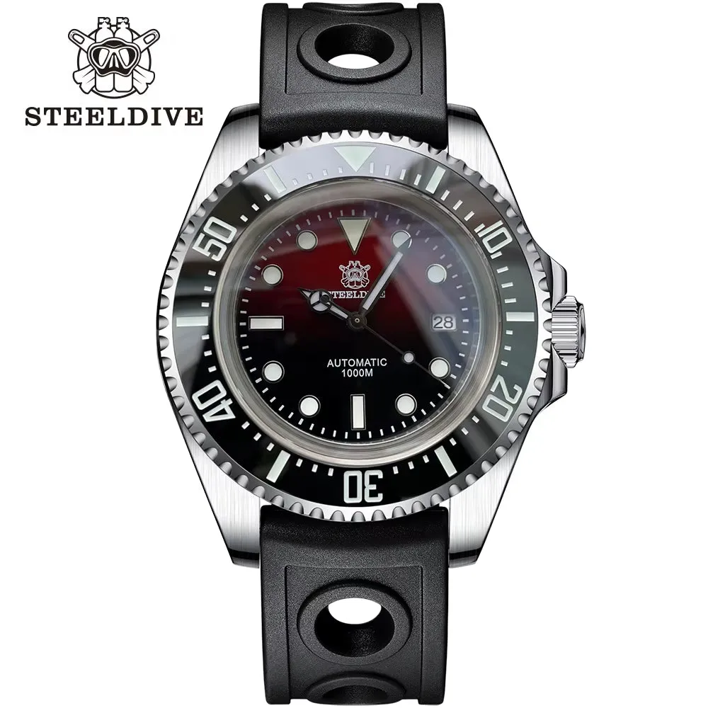 SD1964 New Arrival 2021 Oversize 45.4Mm Stainless Steel 1000M Waterproof NH35 Automatic Mens Dive Watch with Valve