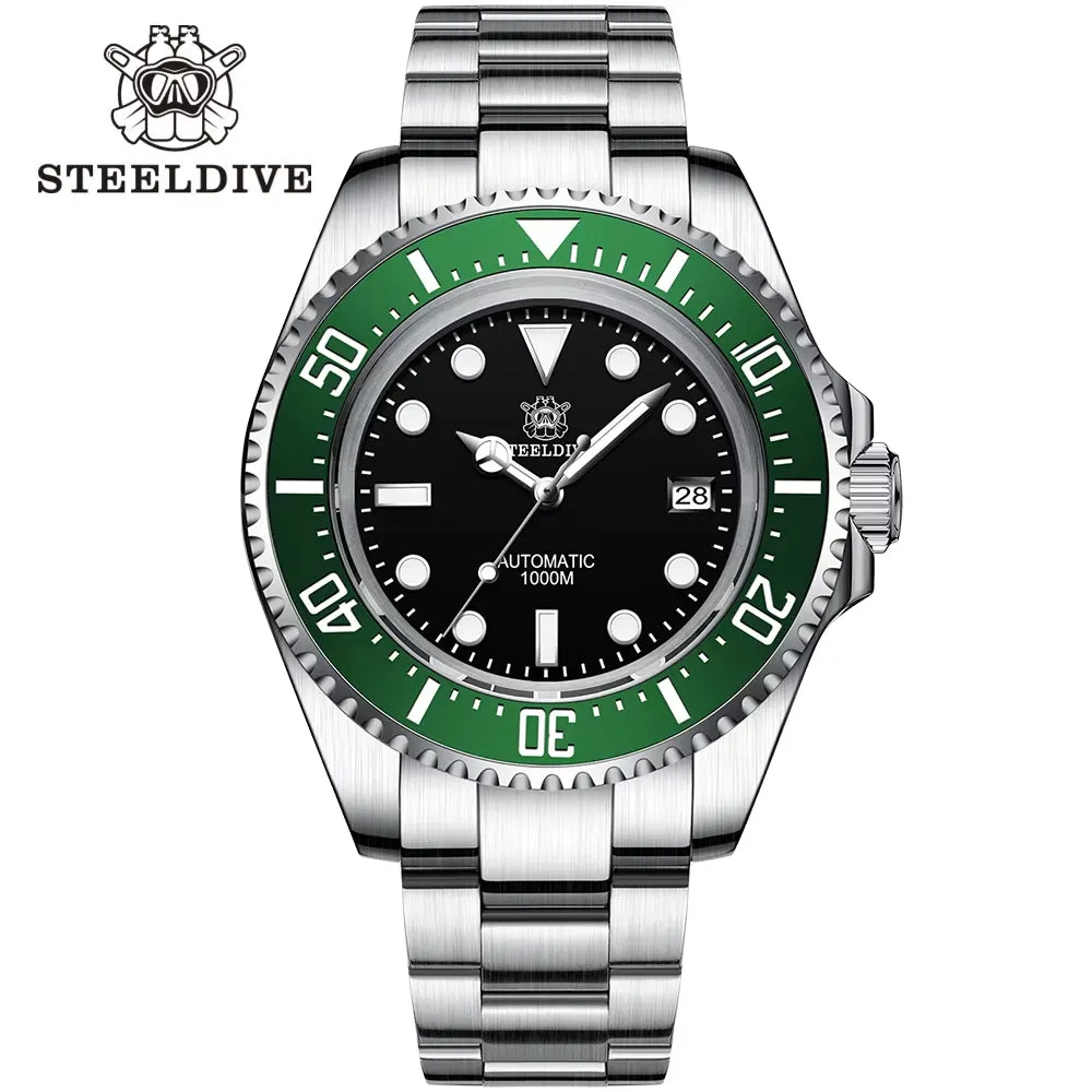 SD1964 New Arrival 2021 Oversize 45.4Mm Stainless Steel 1000M Waterproof NH35 Automatic Mens Dive Watch with Valve