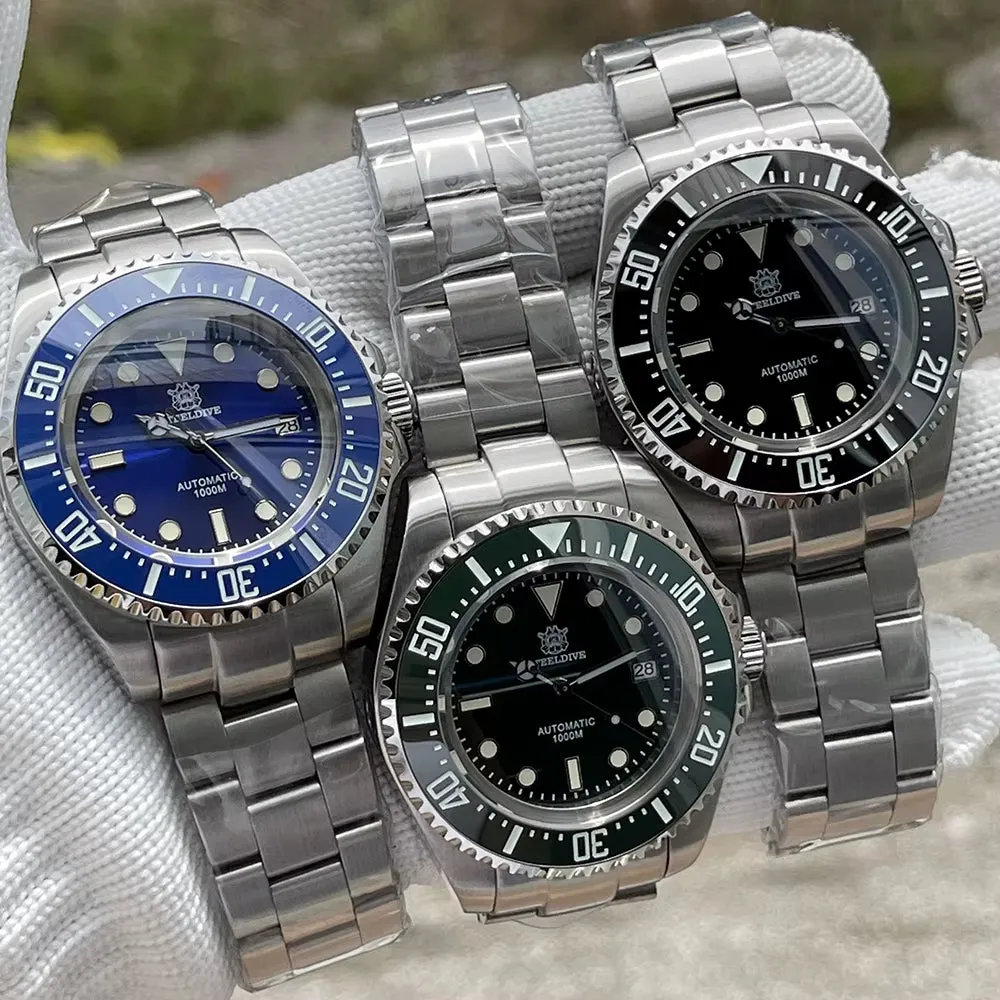 SD1964 New Arrival 2021 Oversize 45.4Mm Stainless Steel 1000M Waterproof NH35 Automatic Mens Dive Watch with Valve