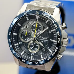 SEIKO Chronograph Watch 100M Ref. SSB321 Date Indicator 8T67-00H0 - Original Seiko Bracelet Box & Papers! SEIKO Chronograph Watch 100M Ref. SSB321 Date Indicator 8T67-00H0 - Original Seiko Bracelet Box & Papers!