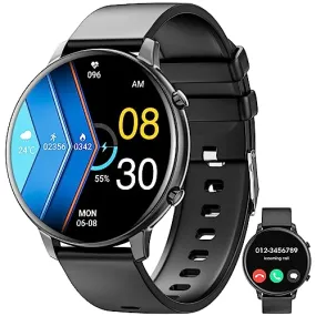 Smart Watch, Bluetooth Call Smartwatch for Men and Women,Monitoring Heart Rate/Sleep/Blood Oxygen/Pedometer,1.39-inch Fitness Tracker with Multiple Sports Modes,Smartwatches fit for IOS and Android