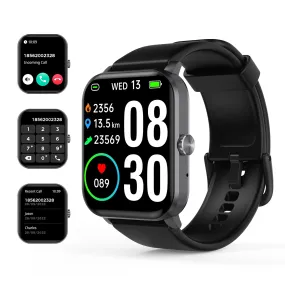 Smart Watch with Call, Fitness Tracker, IP68 Waterproof