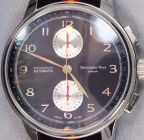 Sold!!! Christopher Ward C9 Chronograph Automatic Mens Watch Limited Edition ETA 7750
