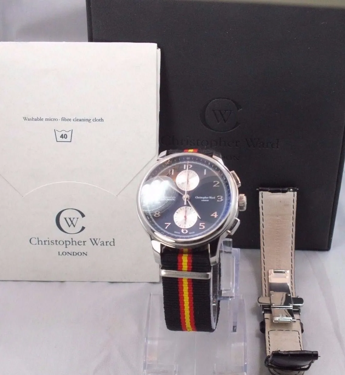 Sold!!! Christopher Ward C9 Chronograph Automatic Mens Watch Limited Edition ETA 7750