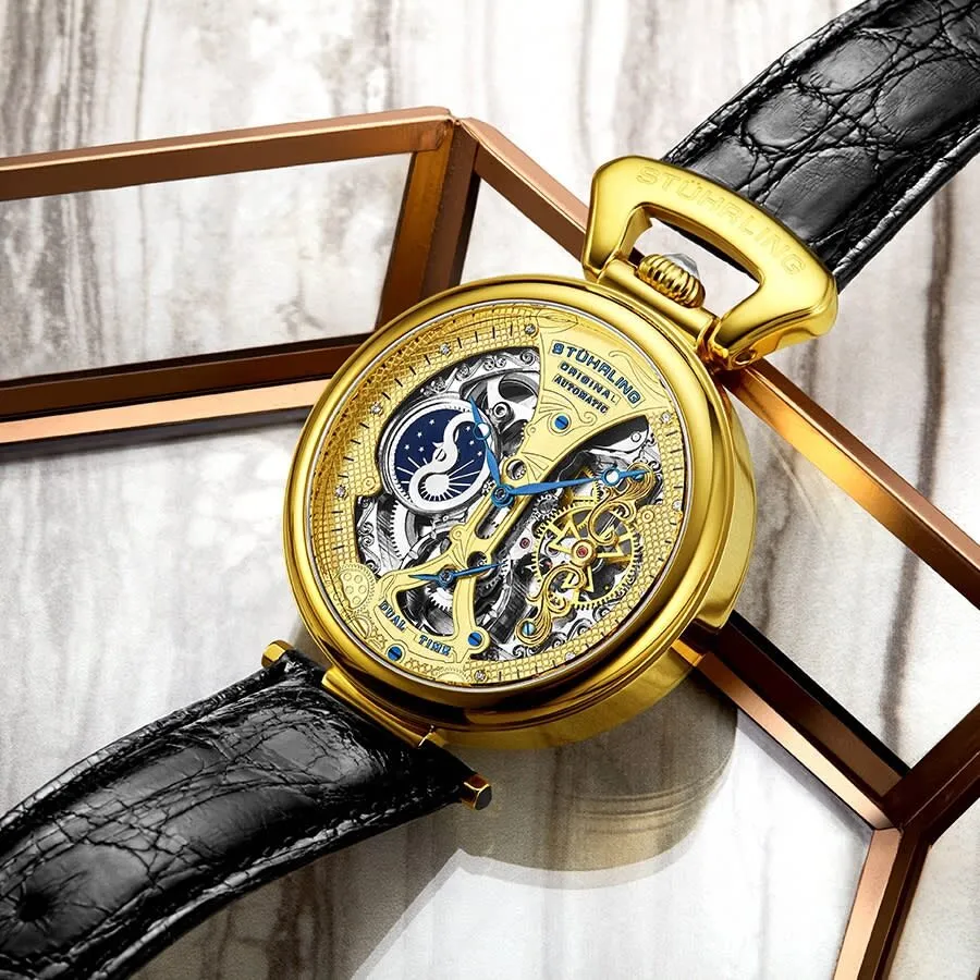 Stuhrling Original Legacy Automatic Gold Dial Men's Watch M13571