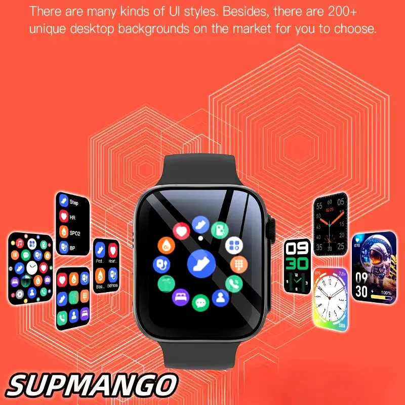 T88K Smart Sports Watch – 1.68” LCD Display, Waterproof Fitness Tracker for Men & Women