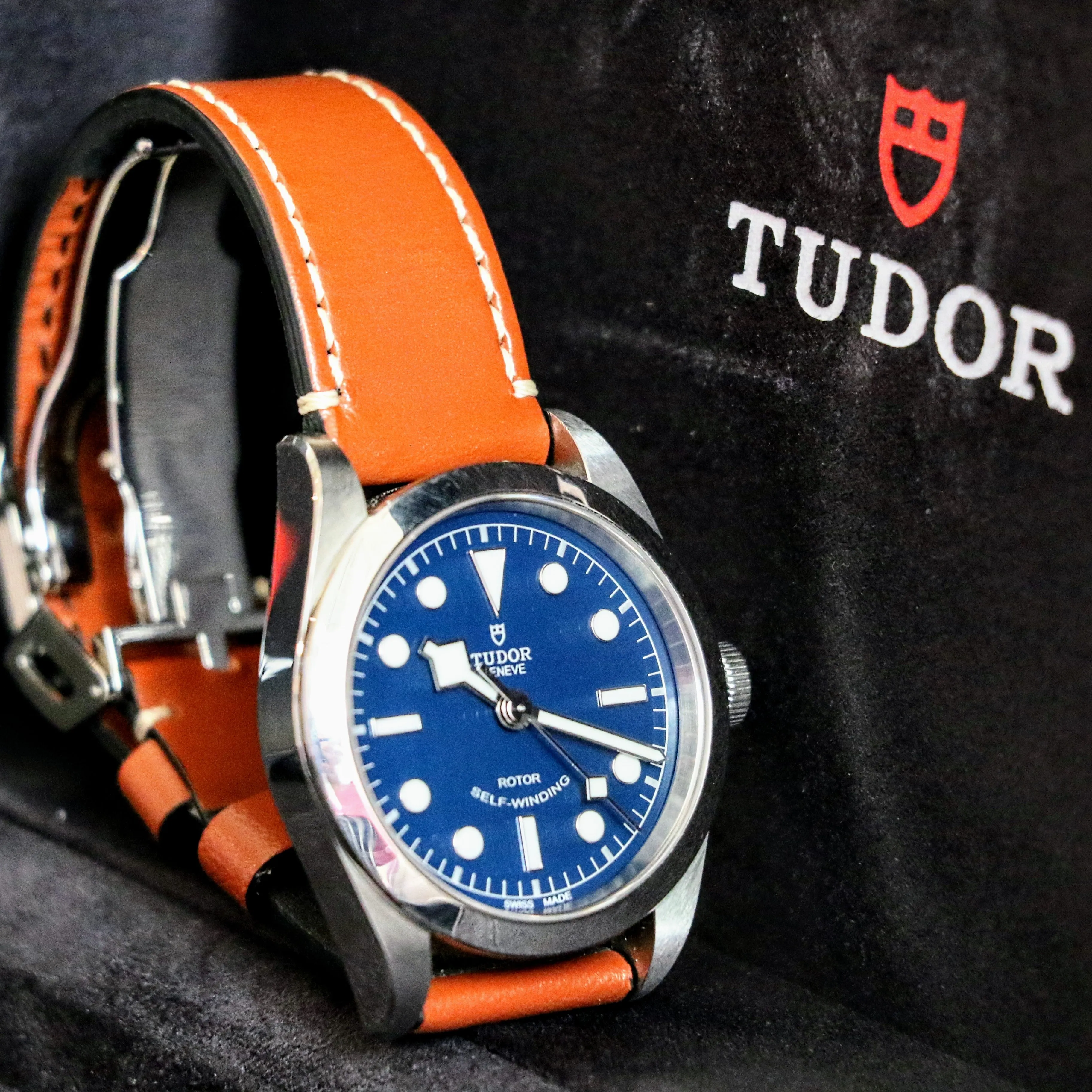 TUDOR Black Bay 36 Watch Rotor Self-Winding Wristwatch Ref. 79500 - In BOX!
