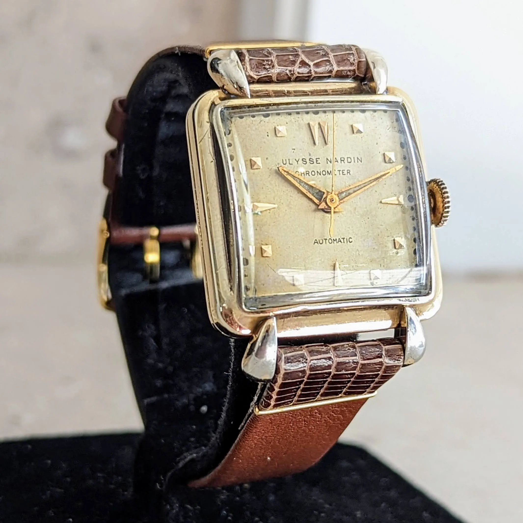 ULYSSE NARDIN Chronometer Automatic Watch Swiss Vintage Wristwatch