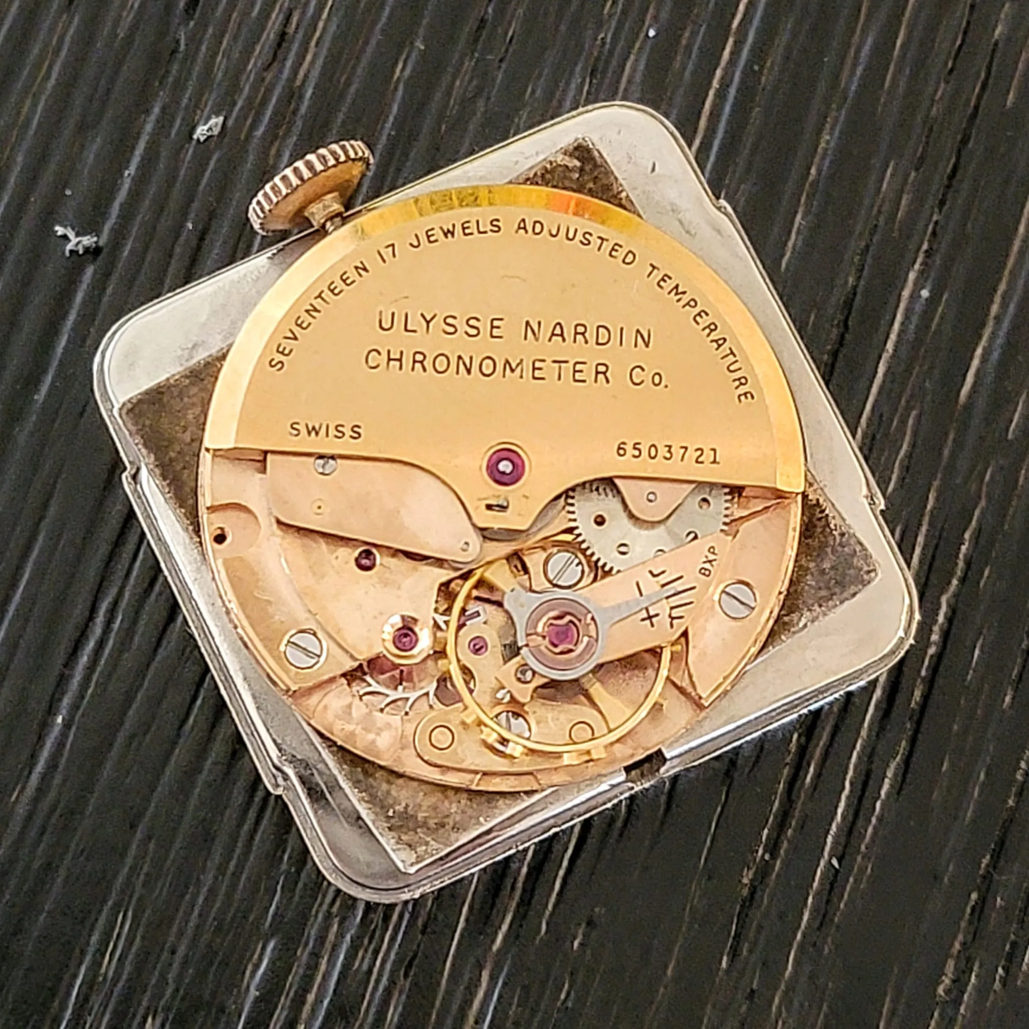 ULYSSE NARDIN Chronometer Automatic Watch Swiss Vintage Wristwatch