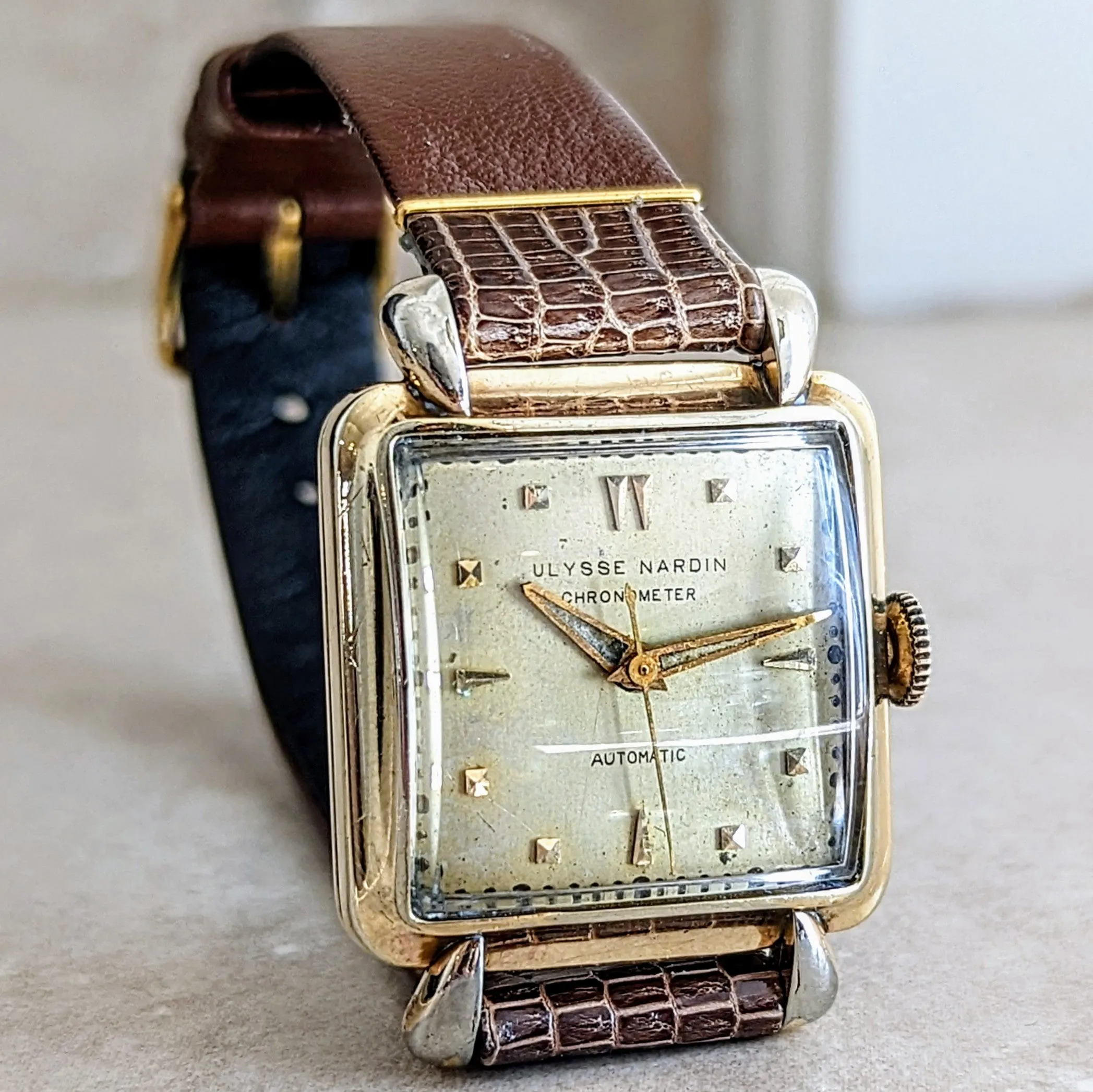 ULYSSE NARDIN Chronometer Automatic Watch Swiss Vintage Wristwatch
