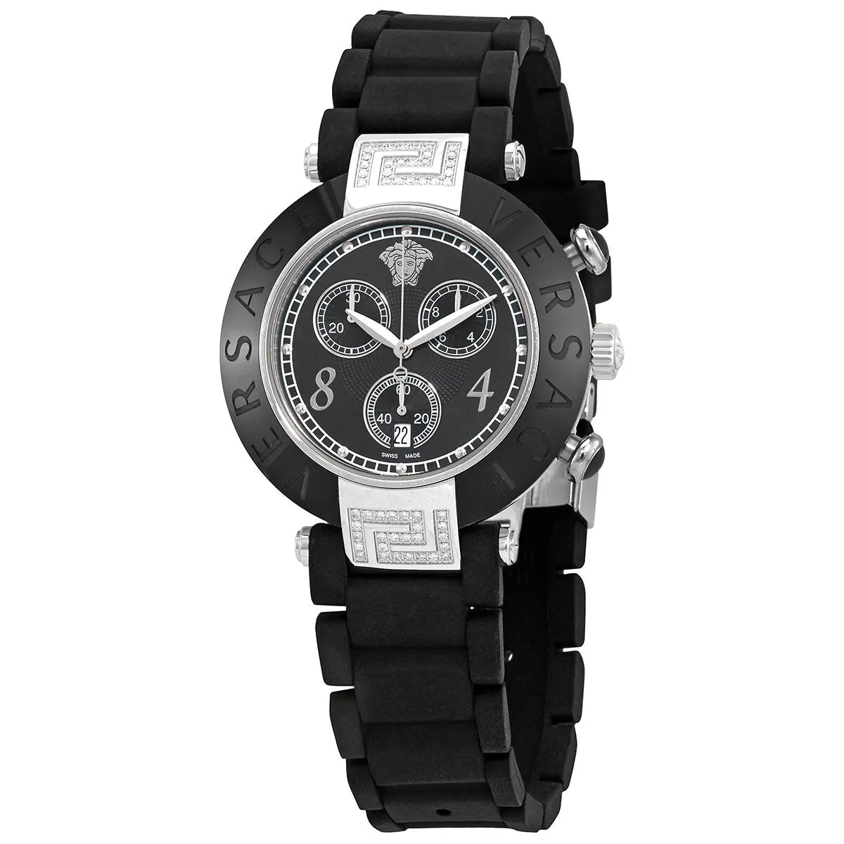 Versace Reve Chronograph Quartz Black Dial Ladies Watch 92CCS91D008S009