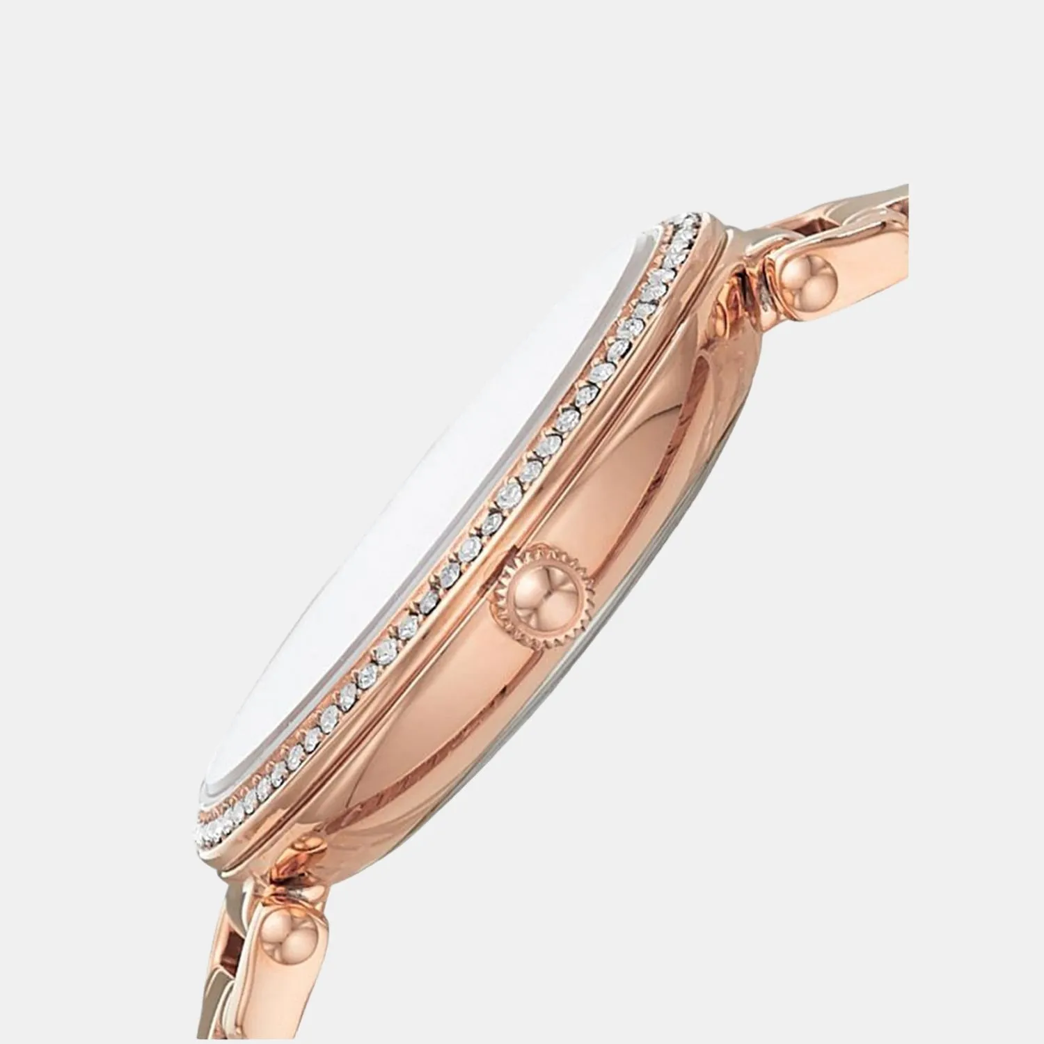 Women's Rose Gold Analog Stainless Steel Watch ES4447