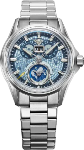 Zelos Spearfish Dual Time TI Ocean Blue