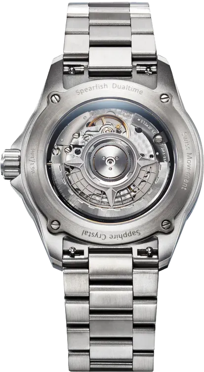 Zelos Spearfish Dual Time TI Ocean Blue
