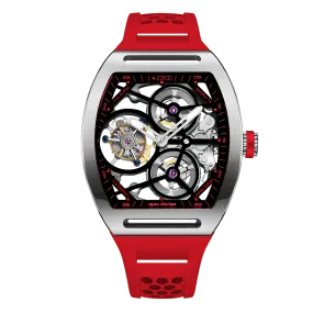 ZEROO T4 THE ARCHER FULL SKELETON TOURBILLONMANUAL TOURBILLON WATCH FOR GENTS - ZT004SRD