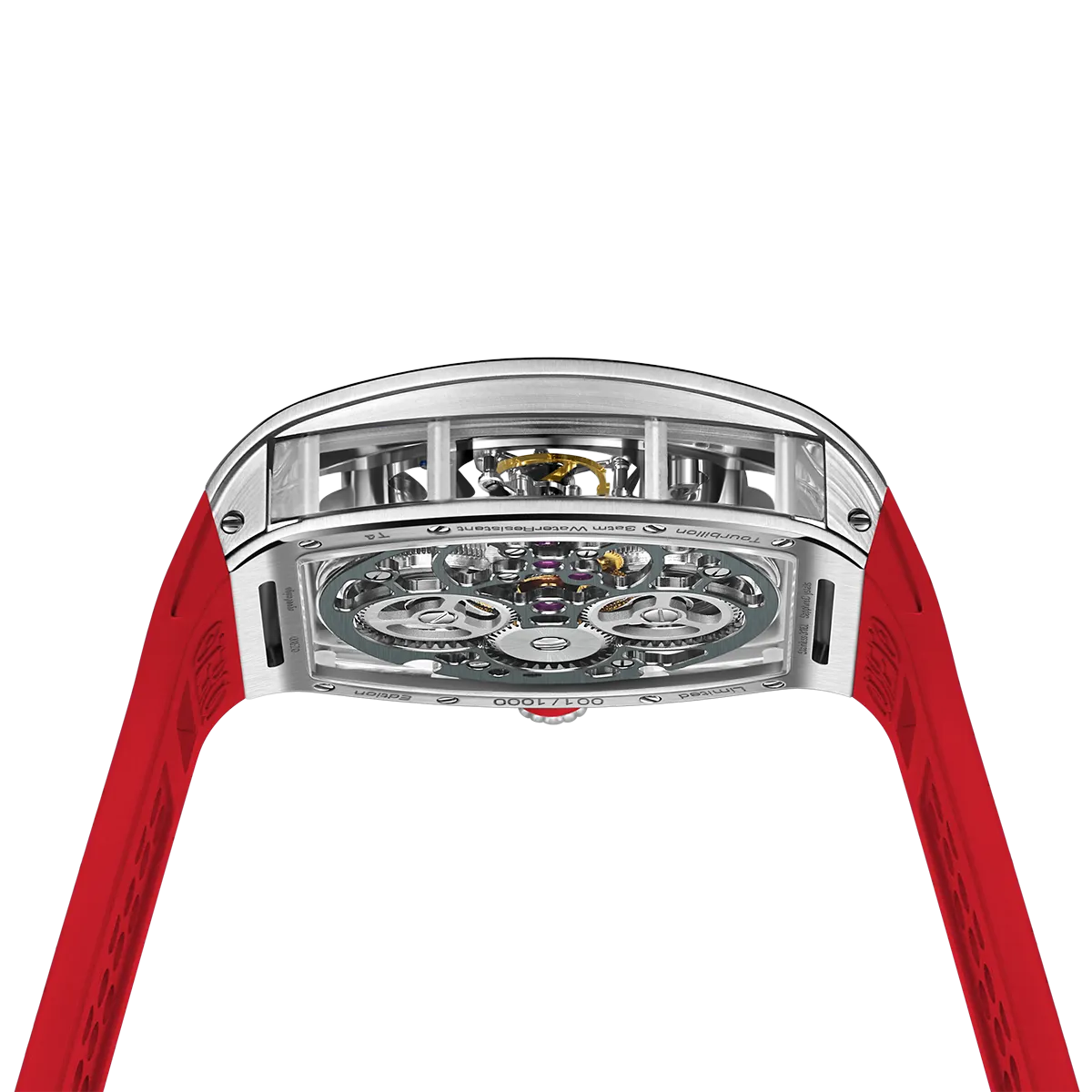 ZEROO T4 THE ARCHER FULL SKELETON TOURBILLONMANUAL TOURBILLON WATCH FOR GENTS - ZT004SRD